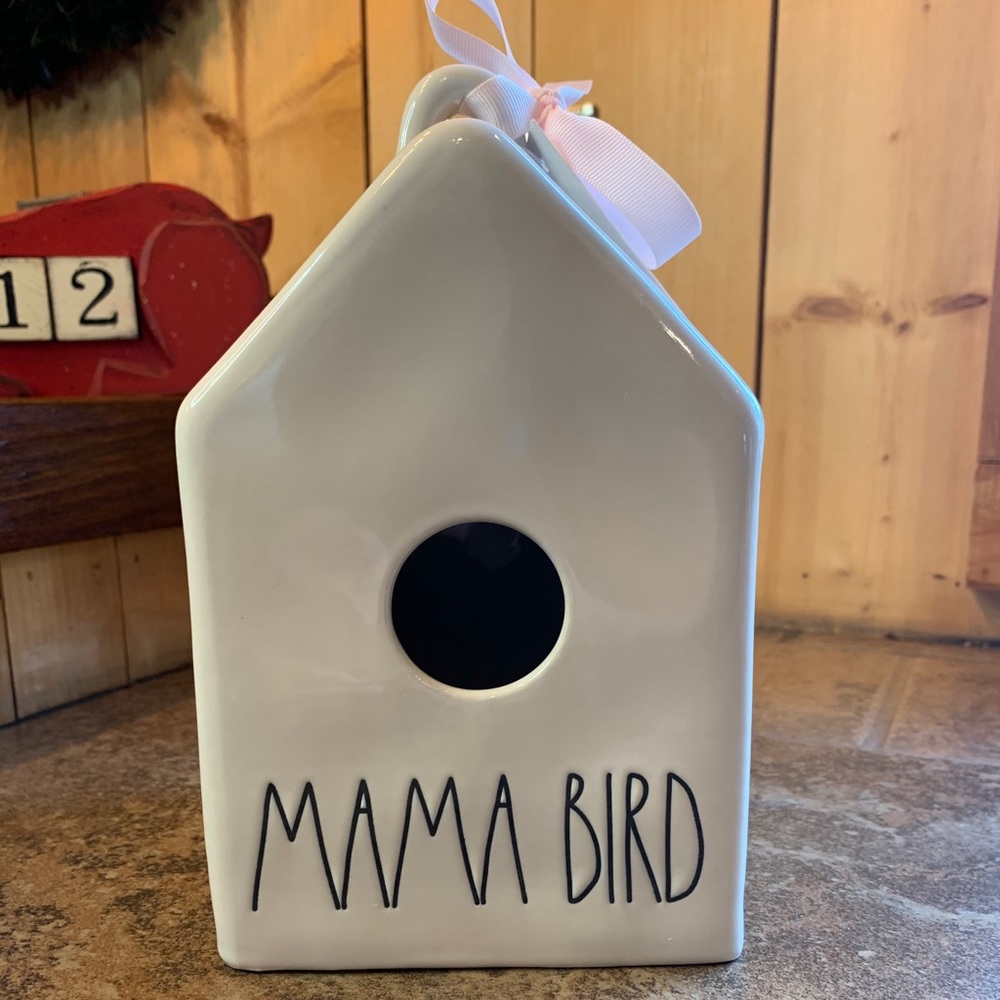 Rae Dunn “Mama Bird” Birdhouse